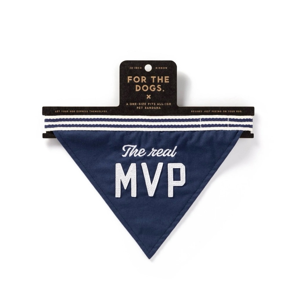 BRASS MONKEY GOODS The Real MVP Dog Bandana, New
